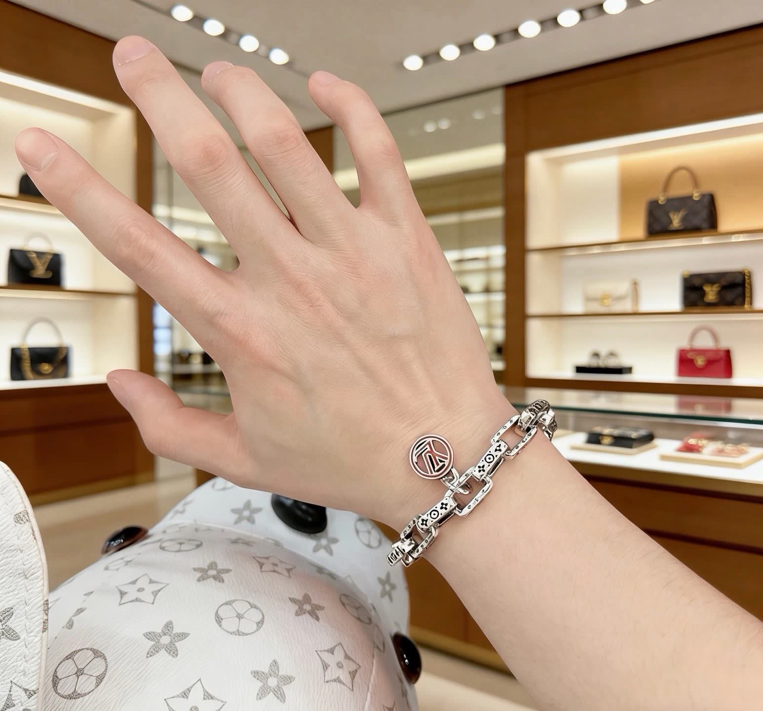 Louis Vuitton Silver Bracelet